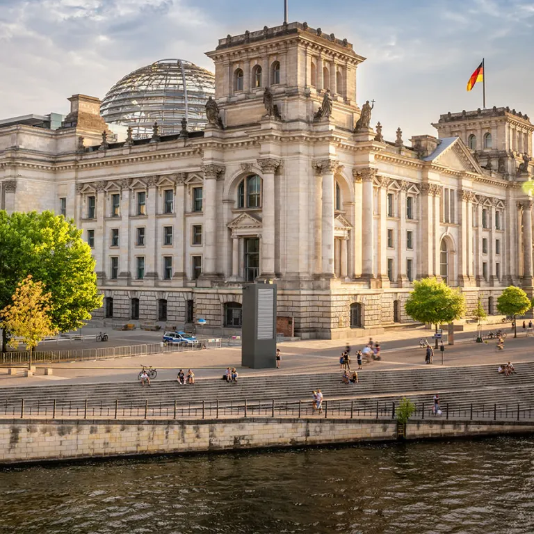 Bundestagsgebäude in Berlin