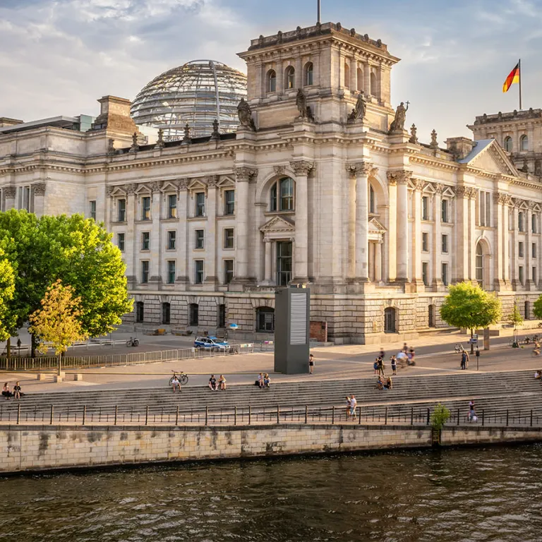 Bundestagsgebäude in Berlin